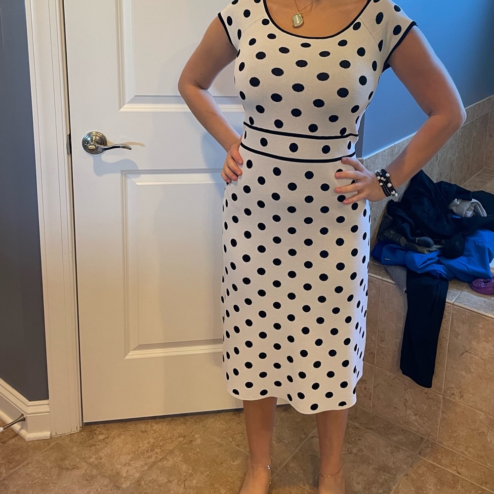 Beautiful polkadot classy dress